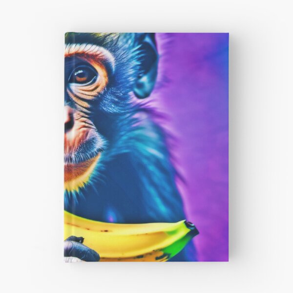 Item preview, Cool Monkey with Banana designed and sold by Health And Fitness Posts e-Store.