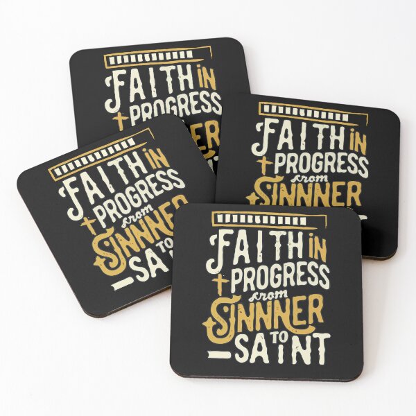 Item preview, Faith in Progress - From Sinner to Saint (With Loading Progress Bar)  designed and sold by Crow8ster.
