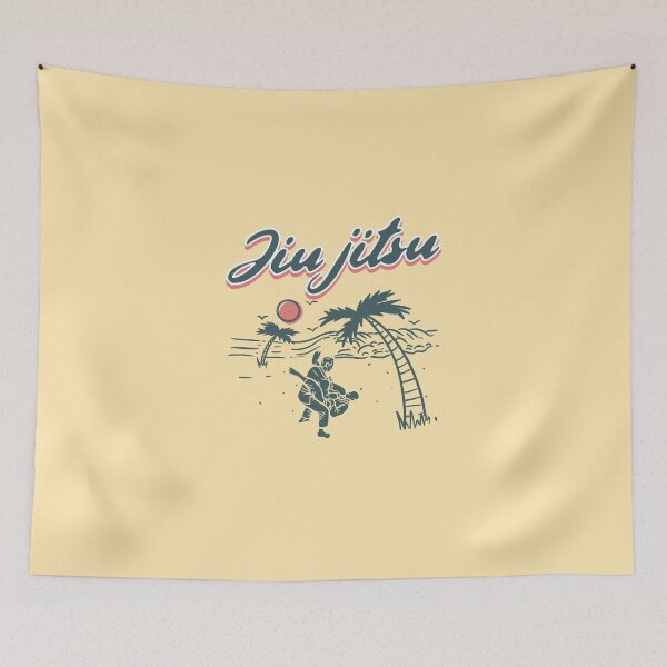 Item preview, Retro Jiujitsu, Tropical BJJ designed and sold by AryaSubramanian.