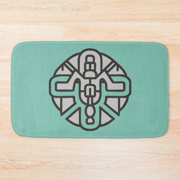 Item preview, Aztec shower curtain, codex Tezcatlipoca designed and sold by Firas Aljazzar.
