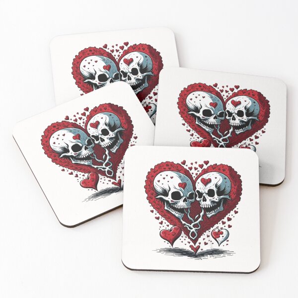 Item preview, Skulls Heart designed and sold by Digiheart.