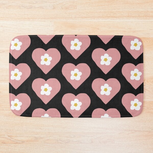 Item preview, Pink Boho Heart and White Flower ; Bohemian Pattern designed and sold by PatternInArt.
