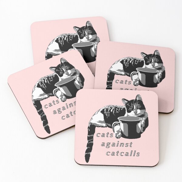Item preview, cats against catcalls designed and sold by LittleFinds.