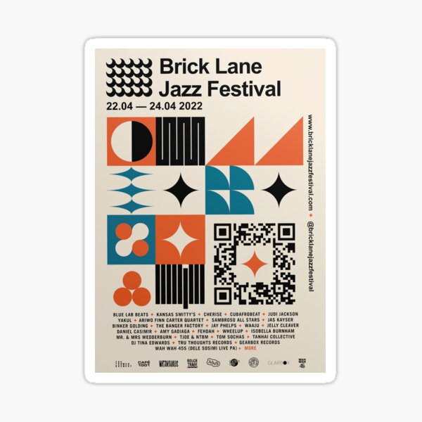 Item preview, Brick Lane Jazz Festival 2022 designed and sold by KeiraLawrence.