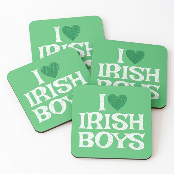 Item preview, Girls St Patricks Day I Love Irish Boys Heart Green Distressed  designed and sold by alenaz.