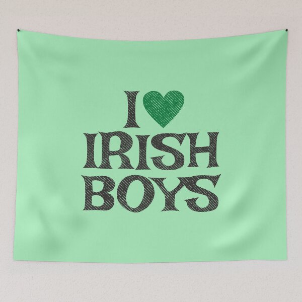 Item preview, I Love Irish Boys Funny Irish Husband Boyfriend Grunge Heart designed and sold by alenaz.