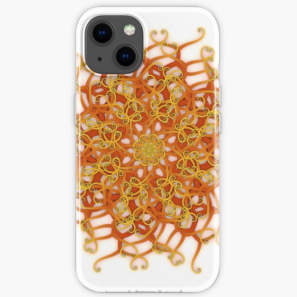 Organic Swurl 387 Number two iPhone Soft Case