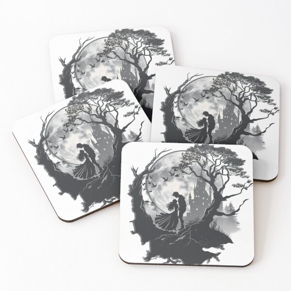 Item preview, Moonlit forests, where forbidden love blooms designed and sold by Chr002.