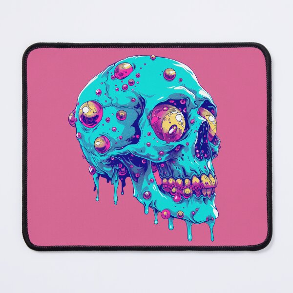 Item preview, Acid Dreams: Neon Meltdown Skull designed and sold by Chreggie.