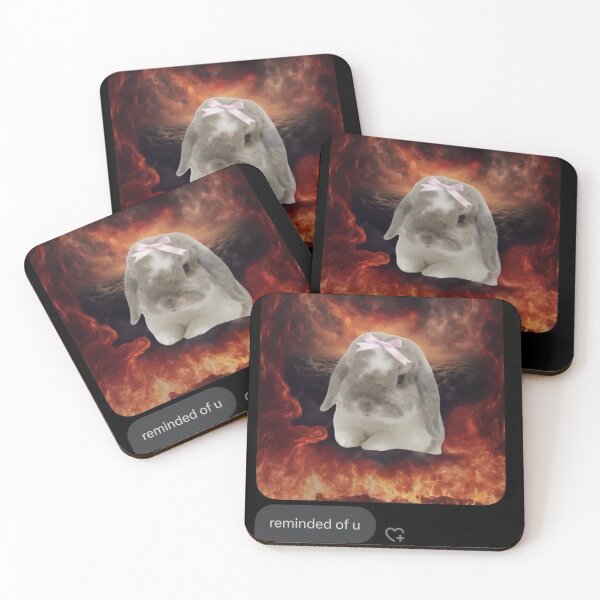 Item preview, bunny imessage meme designed and sold by youreacontra.
