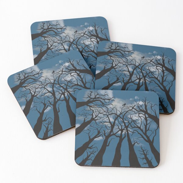 Item preview, Tree silhouettes with bird. designed and sold by LyneFibres.