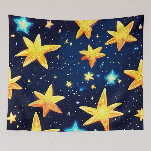 Item preview, Glowing Star Plant Art designed and sold by Health And Fitness Posts e-Store.