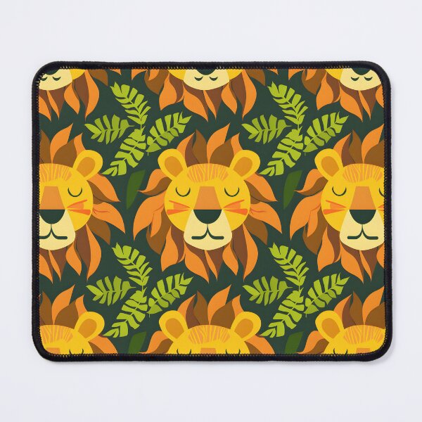 Item preview, Lion And Leaves Pattern designed and sold by xiao xuans.