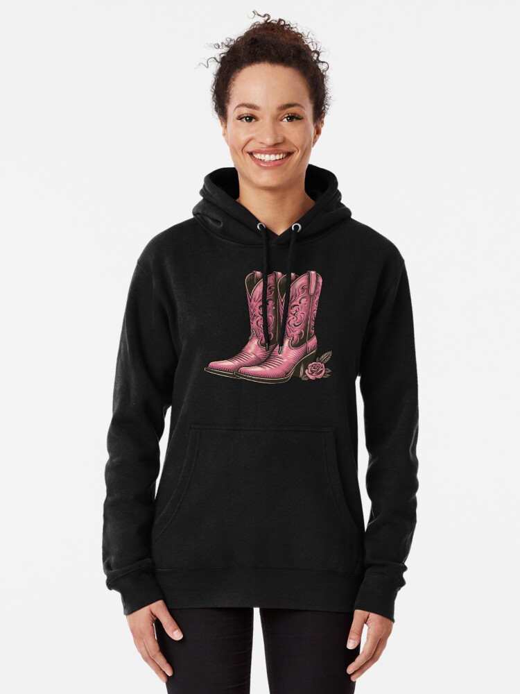 Cowboy Boots And Hoodie Outfit Cowgirl Boot Floral Hoodie, Western