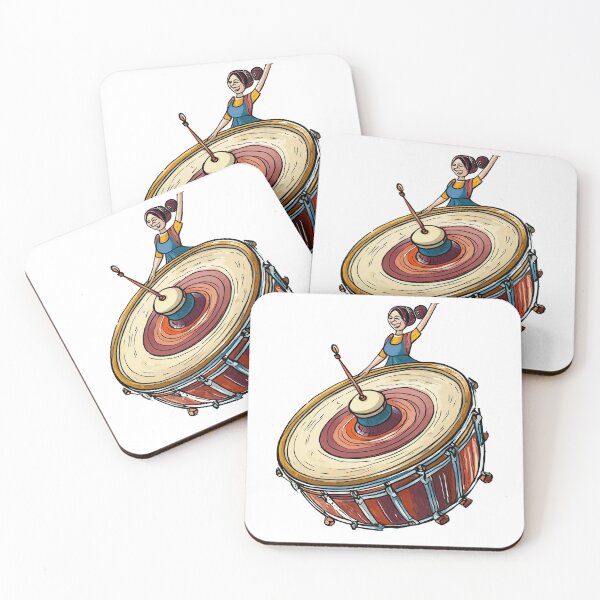 Item preview, Cheerful Spring Drummer designed and sold by omerfdln34.