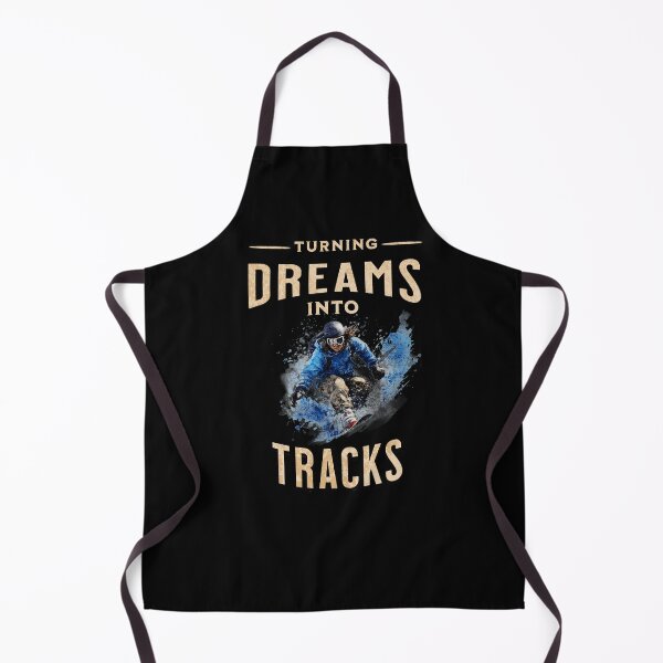 Item preview, Snowboard Winter Mountains Turning Dreams into Tracks Design  designed and sold by LovelyHappyGift.