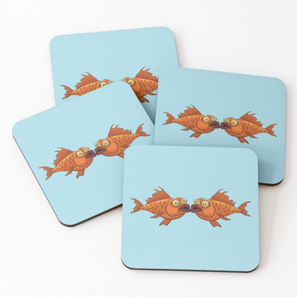Item preview, Kissing dead fishes designed and sold by vixfx.