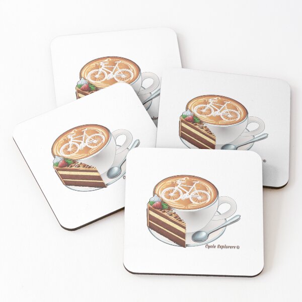 Item preview, Cycling Latte & Cake designed and sold by cycleexplorers.