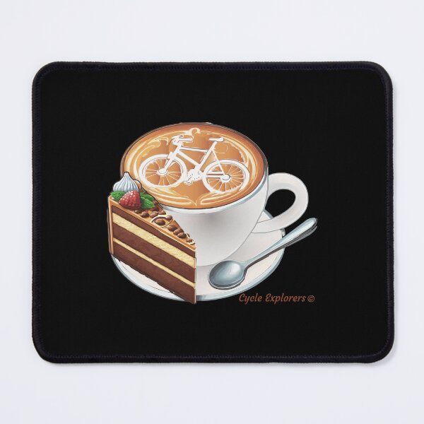 Item preview, Cycling Latte & Cake designed and sold by cycleexplorers.