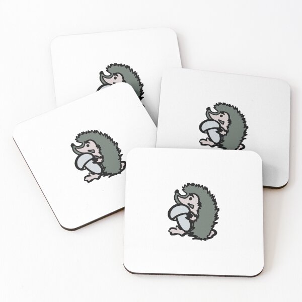 Item preview, Hedgehog and mushroom designed and sold by stavina.