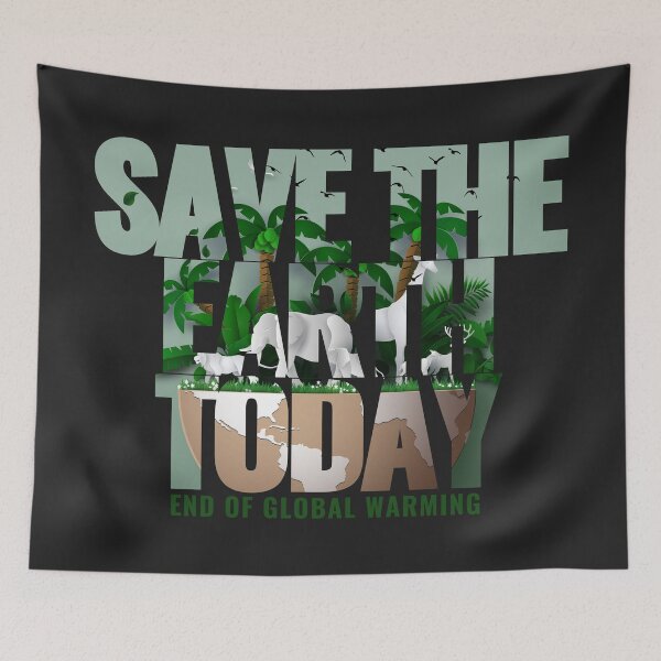 Item preview, Save the Earth today. End of global warming 6 designed and sold by Visual Arts Sławomir Grzanek.