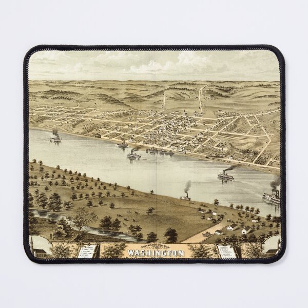 Item preview, Washington, Missouri (1869) designed and sold by allhistory.