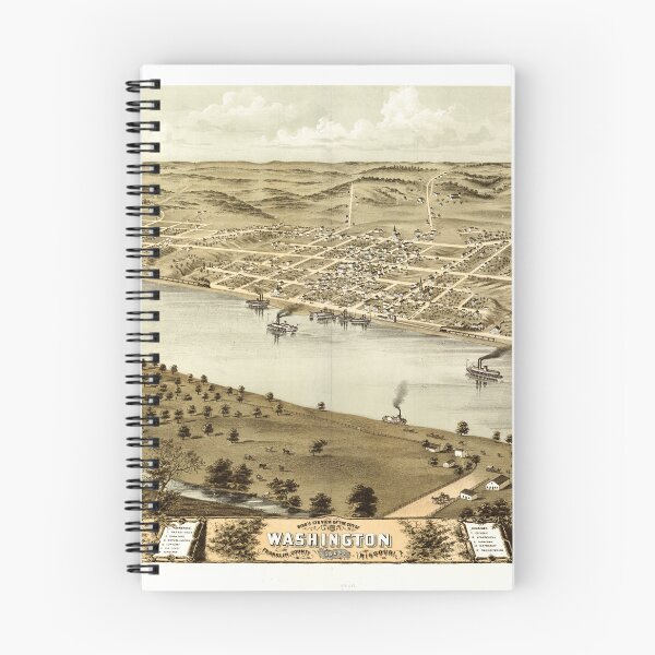 Item preview, Washington, Missouri (1869) designed and sold by allhistory.