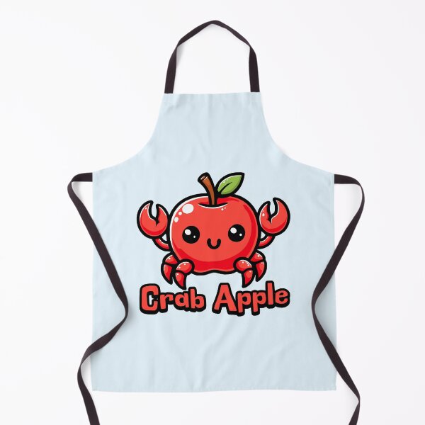 Item preview, Crab Apple! Cute Cute Food Animals Pun designed and sold by PMCreative.