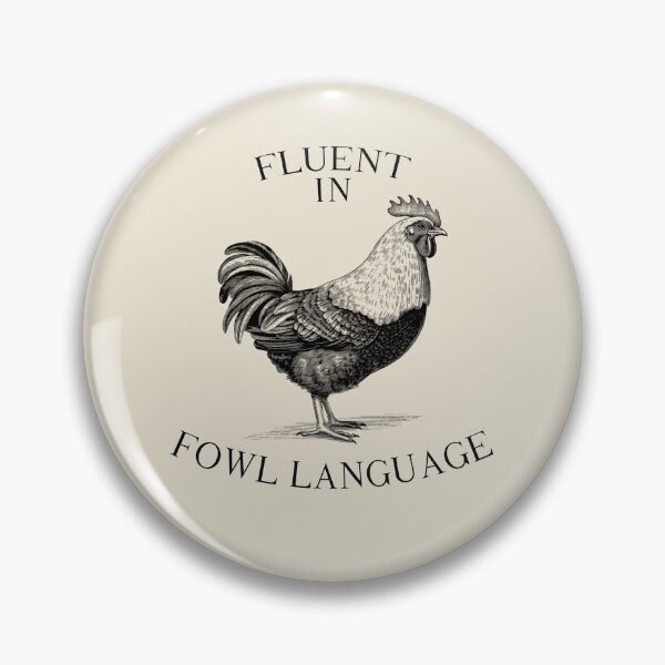 Item preview, Fluent in Fowl Language Vintage Farm designed and sold by darkskydelights.