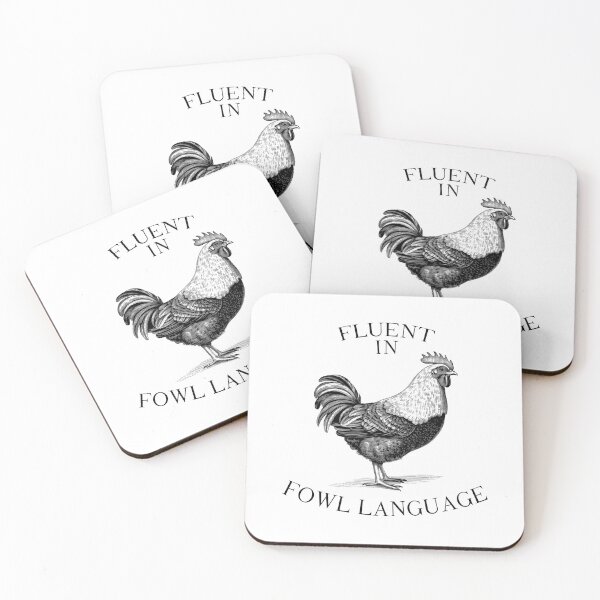 Item preview, Fluent in Fowl Language Vintage Farm designed and sold by darkskydelights.