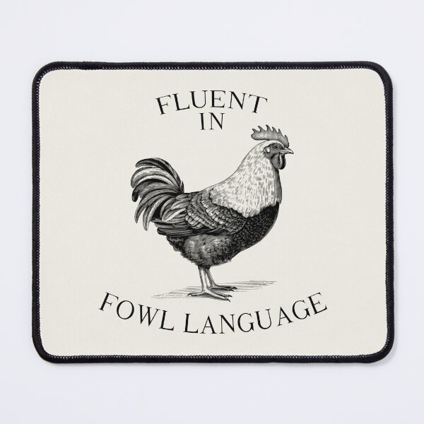 Item preview, Fluent in Fowl Language Vintage Farm designed and sold by darkskydelights.