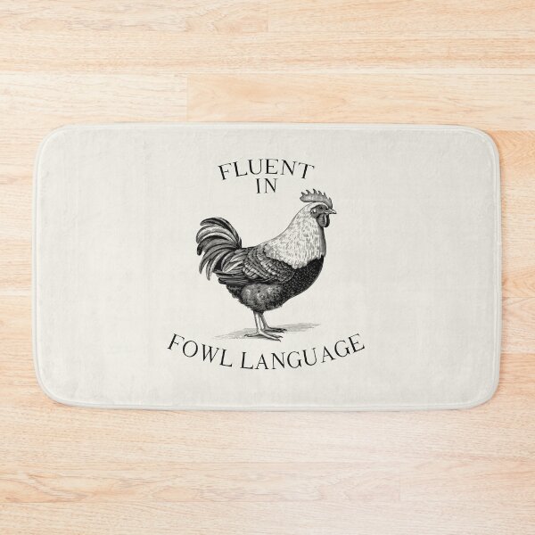 Item preview, Fluent in Fowl Language Vintage Farm designed and sold by darkskydelights.