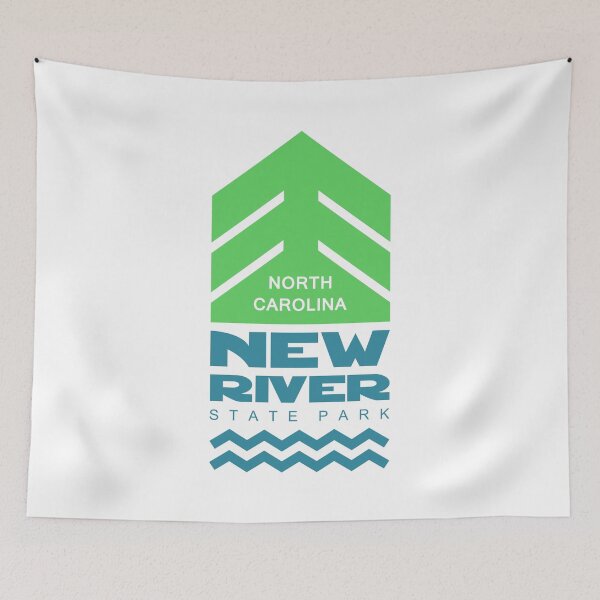 Item preview, New River State Park North Carolina Green And Blue designed and sold by bivenart.