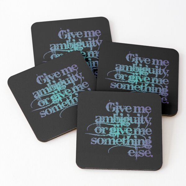 Item preview, Give me ambiguity, or give me something else. v.1 designed and sold by x1brett.