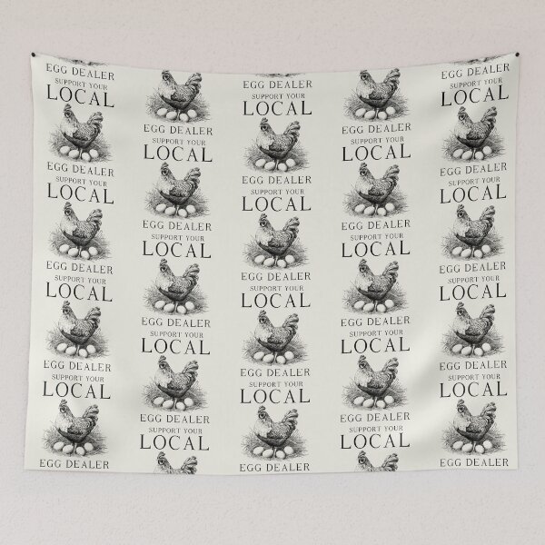 Item preview, Support Your Local Egg Dealer Funny Chicken Farm designed and sold by darkskydelights.