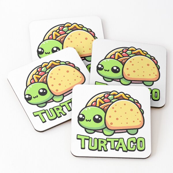 Item preview, Turtaco! Turtle Taco Cute Food Animals Pun designed and sold by PMCreative.