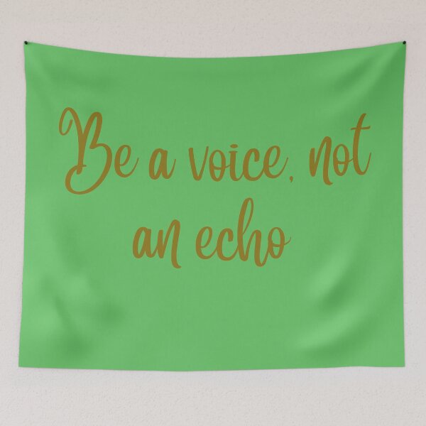 Item preview, be a voice, not an echo designed and sold by DunuStore.