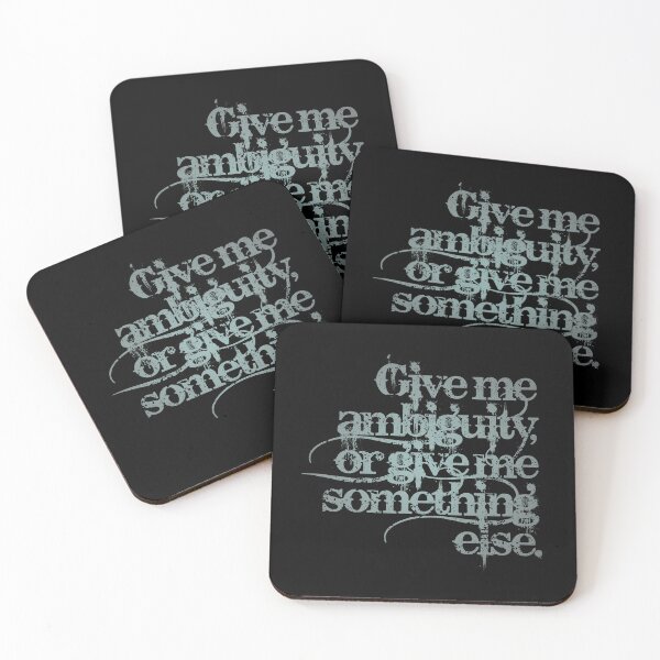 Item preview, Give me ambiguity, or give me something else. v.3 designed and sold by x1brett.
