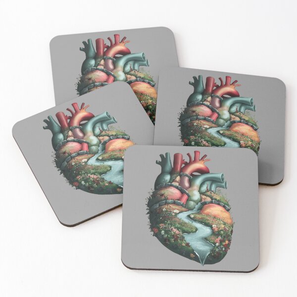 Item preview, Floral Heart Illustration Nature Inspired designed and sold by najega911.