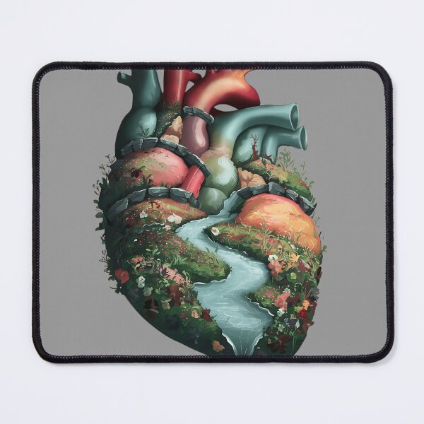 Item preview, Floral Heart Illustration Nature Inspired designed and sold by najega911.