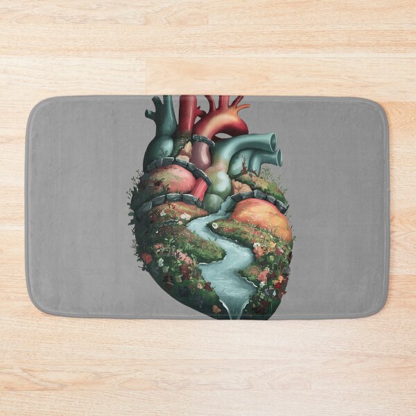 Item preview, Floral Heart Illustration Nature Inspired designed and sold by najega911.