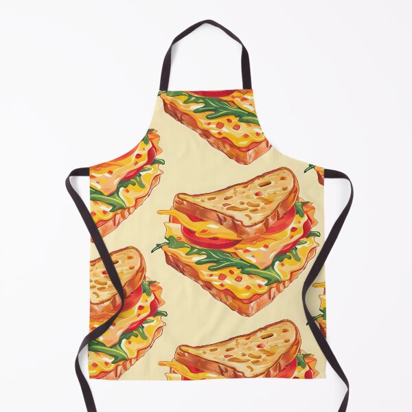 Item preview, Tiled Pimento Cheese Sandwich Pattern designed and sold by dcrc.