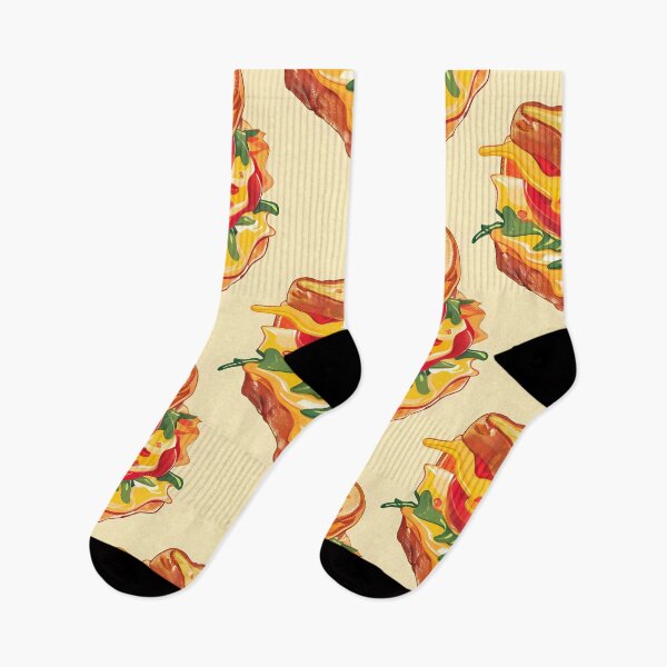 Item preview, Tiled Pimento Cheese Sandwich Pattern designed and sold by dcrc.