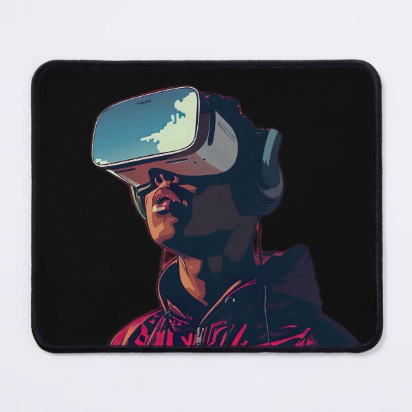 Item preview, Beyond Boundaries: Abstract Art Inspired by VR Headset designed and sold by iQuorra.