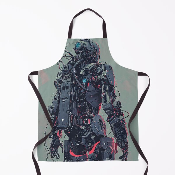 Item preview, Cyberpunk Robot Art designed and sold by nomiraclehere.