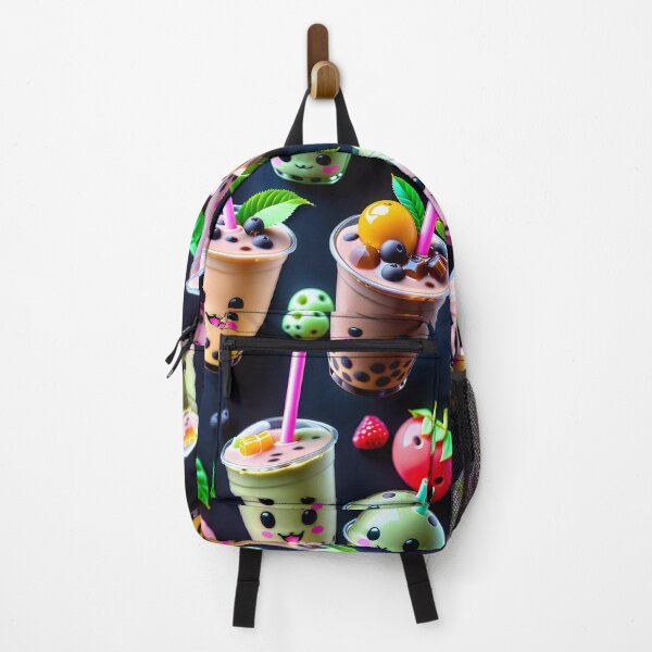 Item preview, Kawaii Bubble Boba Tea Pattern designed and sold by TheArtOfPat.