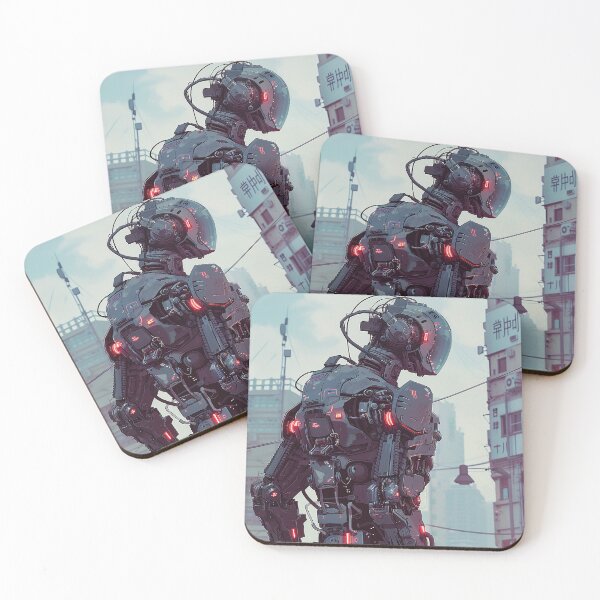 Item preview, Cyberpunk Robot Art designed and sold by nomiraclehere.