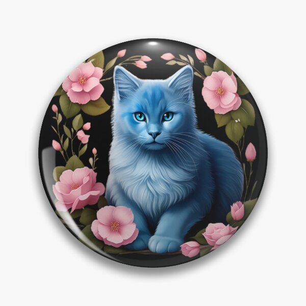 Item preview, Russian‭ ‬blue cat  designed and sold by aipaint.
