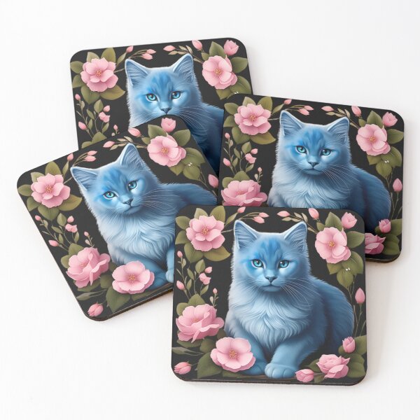 Item preview, Russian‭ ‬blue cat  designed and sold by aipaint.