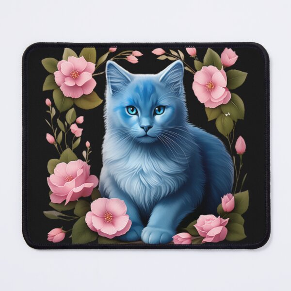 Item preview, Russian blue cat designed and sold by aipaint.